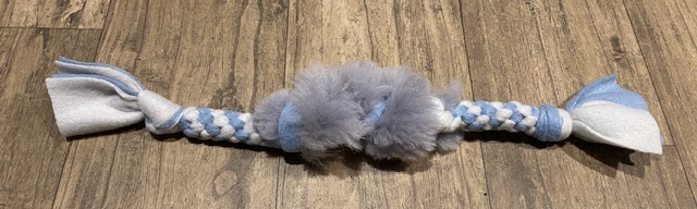 Fleece Sheepy Tuggy - Puppy (Blue & Grey)
