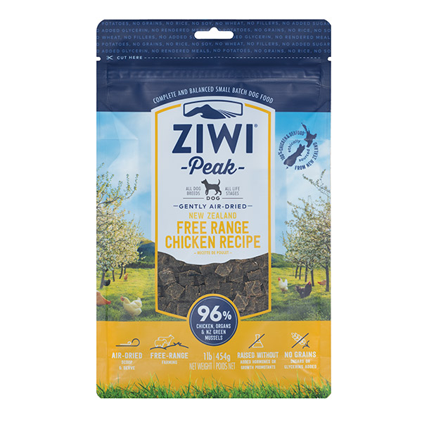Ziwi Peak Air-Dried Chicken for Dogs 454g (great treat)