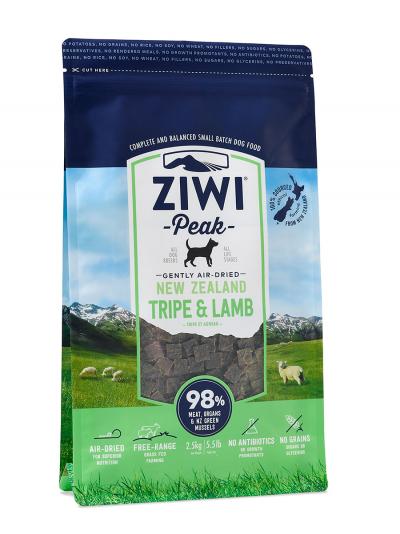 Ziwi Peak Air-Dried Tripe & Lamb for Dogs 454g (great treat)